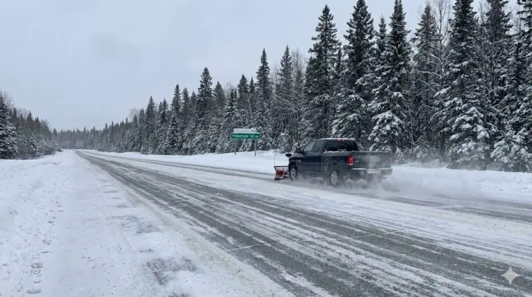 Partly Snow Packed Conditions Reported on Key Highways Surrounding Thompson