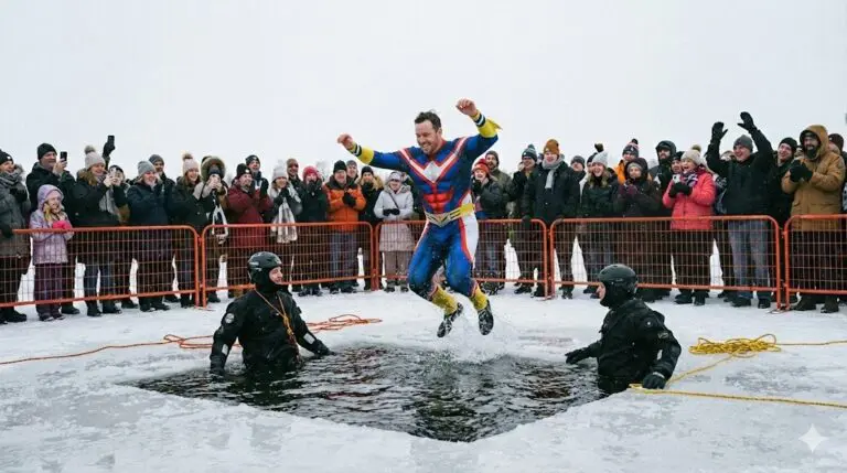 Thompsonites Brave the Cold for a Good Cause: Polar Plunge Returns to Paint Lake