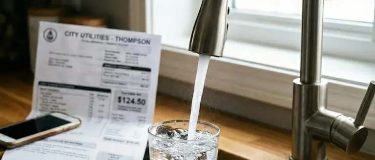 Good News for Thompson Wallets: City Freezes Water Rates for 2026