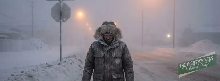 Thompson Plunges into Extreme Cold with -41°C Wind Chill and Persistent Frostbite Risk; Snow Expected Tonight