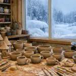 Murcat Clay Offers Spring Break Pottery Classes in Thompson Starting Feb 28 - AI Generated Image