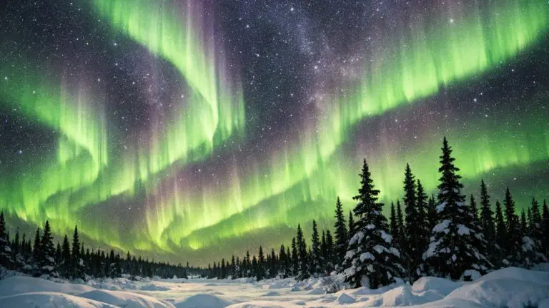 Northern Lights Alert: Active Auroral Conditions Forecast for Thompson on Feb 27 - AI Generated Image