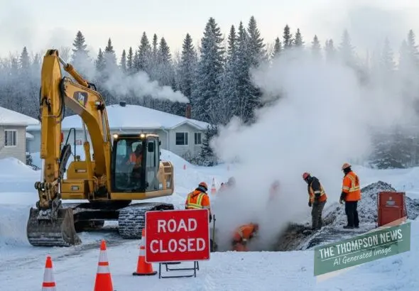 Thompson Closes Section of Nickel Road for Water Break Repair on Feb 19