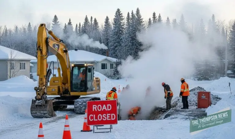 Thompson Closes Section of Nickel Road for Water Break Repair on Feb 19