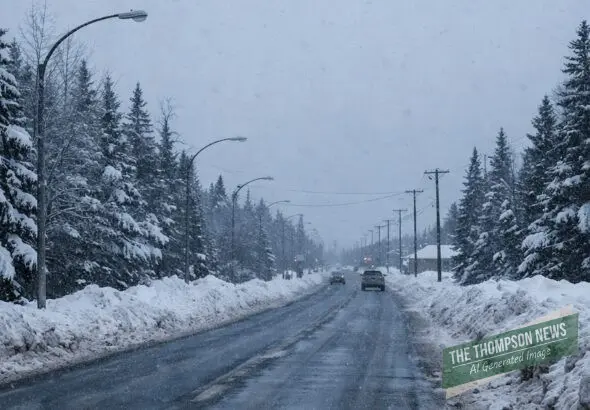 Thompson Forecast Shows Flurries Feb 11, Warming to -1°C by Weekend