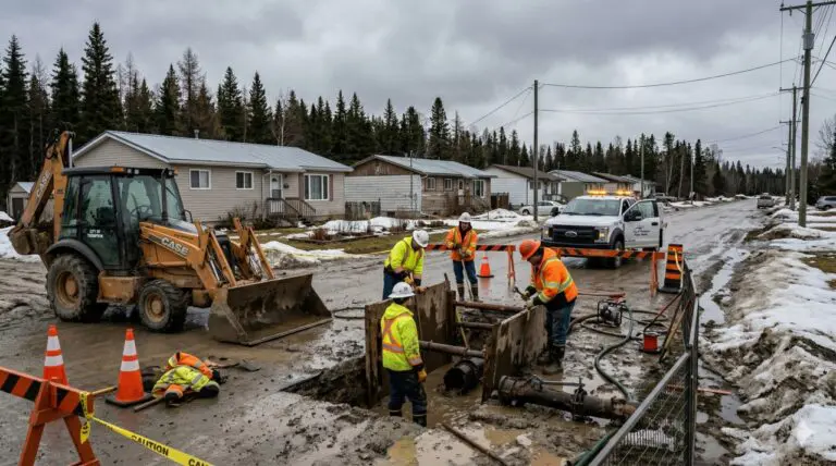 Thompson Closes Section of Nelson Road for Water Break Repair on Mar 30