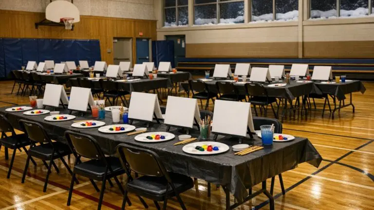 Burntwood Elementary in Thompson to Host Family Paint Night on Mar 10 - AI Generated Image