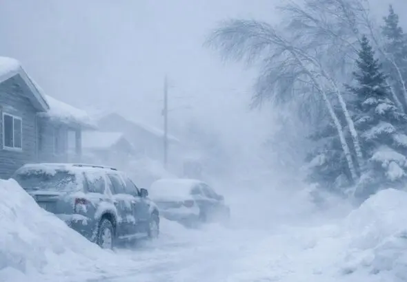 Thompson Cold Warning Lifted, But Extreme Wind Chills and Drifting Snow Bring New Frostbite Risk - AI Generated Image