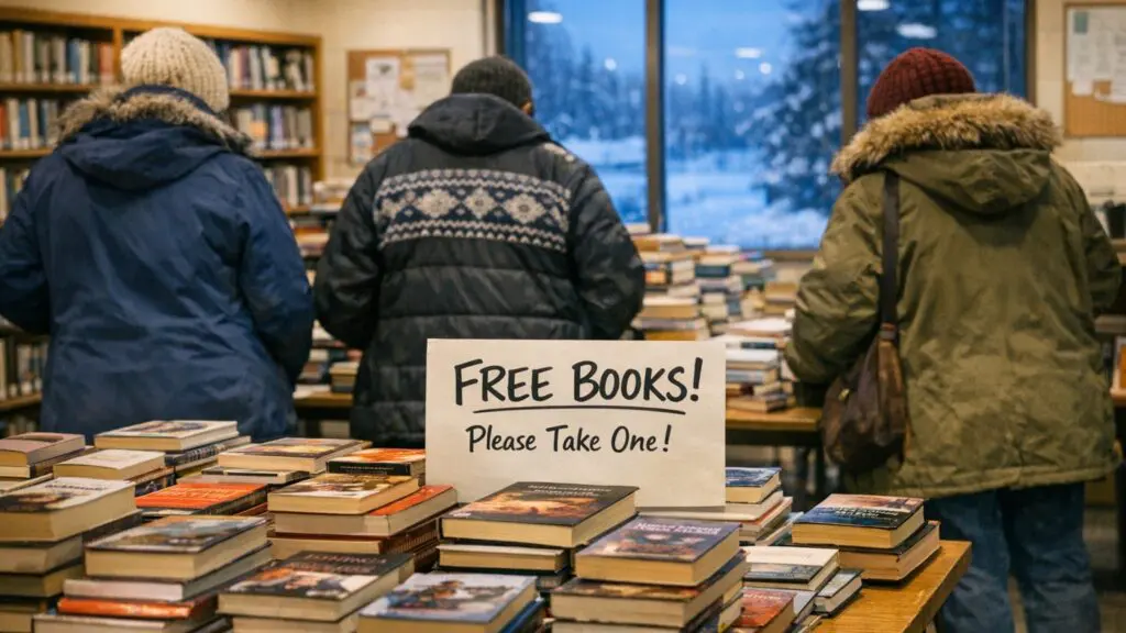 Thompson Public Library Offers Free Books Until Mar 14 - AI Generated Image