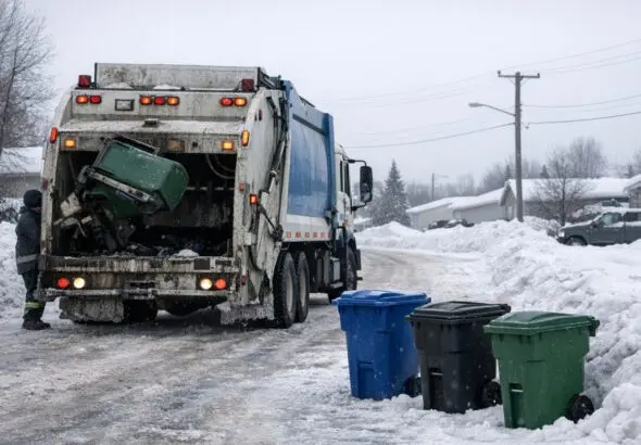 City of Thompson Garbage and Recycling Schedule March 16-20 2026 - AI Generated Image