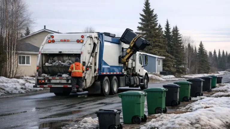 City of Thompson Announces Garbage & Recycling Pickup Schedule for March 30 - April 3 - AI Generated Image