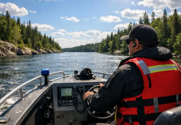 Manitoba Hydro Recruiting Seasonal Northern Boat Patrollers for Thompson Area - AI Generated Image