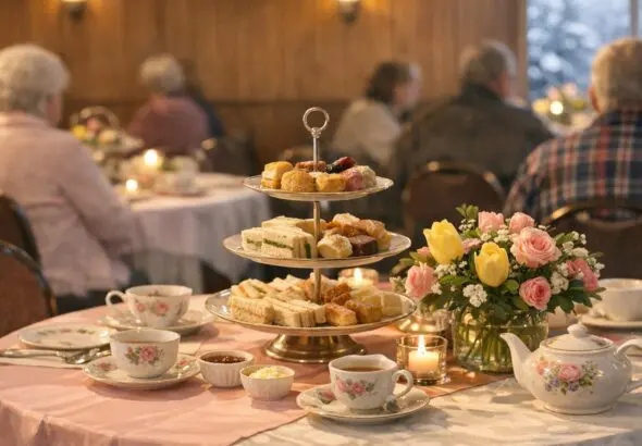 Thompson Legion Ladies Seeking Non-Profit Partner for Annual Mother's Day Tea - AI Generated Image