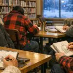 Thompson Public Library Launches Sketching Workshop Series with Local Artist Rya Hornik - AI Generated Image