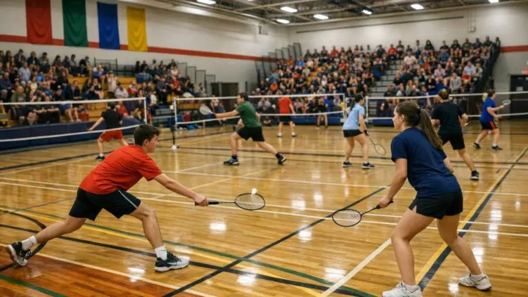 Winnipeg Blue Sweeps Badminton Gold as Manitoba Games Action Continues in Thompson on Mar 5 - AI Generated Image