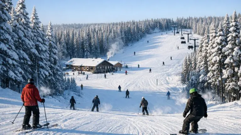 Mystery Mountain Winter Park Open Mar 2-3 During Manitoba Winter Games - AI Generated Image