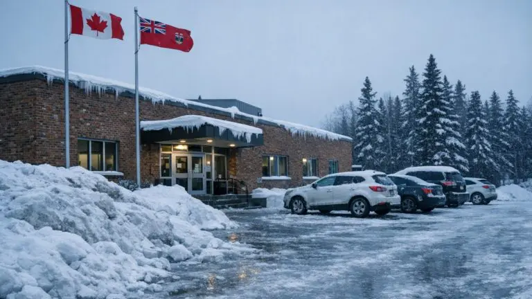 City of Thompson Schedules Public Hearing on Road Closure By-Law for Keewatin Tribal Council Development on Mar 23 - AI Generated Image