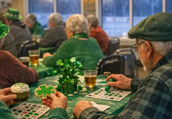 Thompson Seniors Council Hosts St. Patrick's Day Special Event on Mar 17 - AI Generated Image
