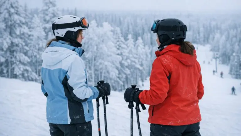 Ski Sisters Sadie and Sawyer Harder Conquer the Cold at 2026 Manitoba Games in Thompson - AI Generated Image