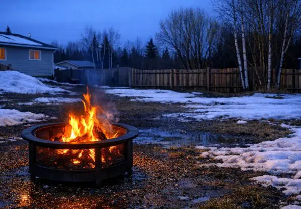 Thompson Reminds Residents to Apply for Backyard Fire Pit Permits Ahead of Spring on Apr 4 - AI Generated Image