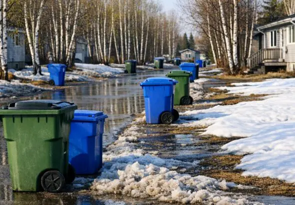 City of Thompson Garbage and Recycling Pickup Schedule for Apr 6 to 10 - AI Generated Image