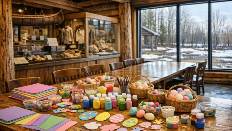 Heritage North Museum Hosts Free Easter Crafts Drop-In on Apr 3 - AI Generated Image