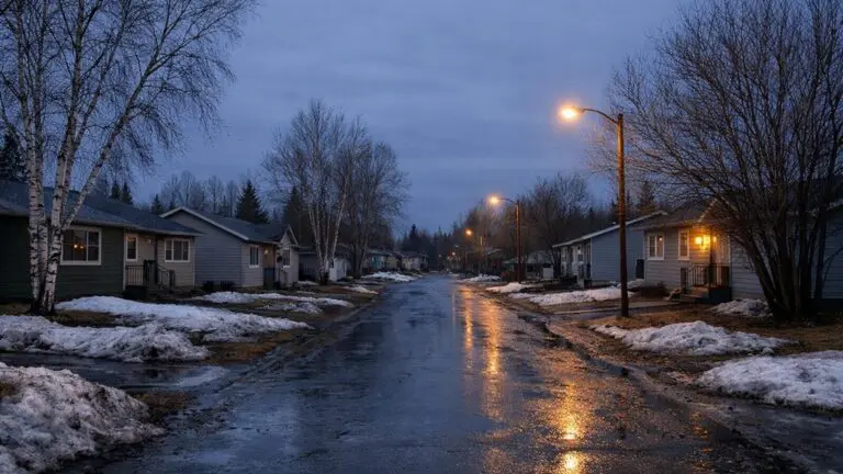 Thompson RCMP Seize Drugs, Two Firearms and $5,000 in Cash at Brandon Crescent Residence, Four Arrested on Apr 1 - AI Generated Image