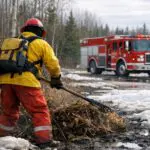 Thompson Fire and Emergency Services Receives $20,000 Wildfire Prevention Grant on Mar 30 - AI Generated Image