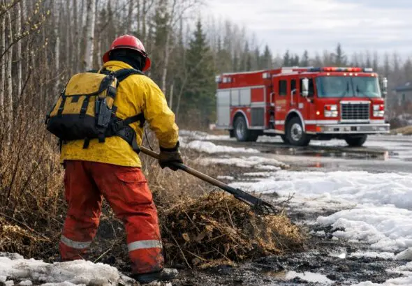 Thompson Fire and Emergency Services Receives $20,000 Wildfire Prevention Grant on Mar 30 - AI Generated Image