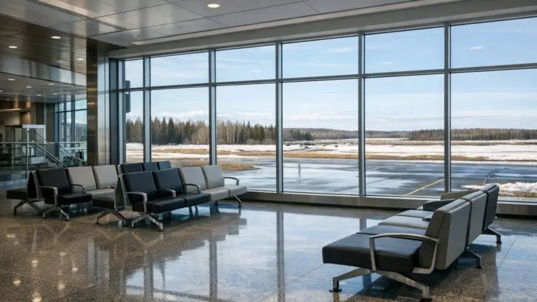 Thompson Regional Airport Renovation Nears Completion with Grand Opening Planned for May or June - AI Generated Image
