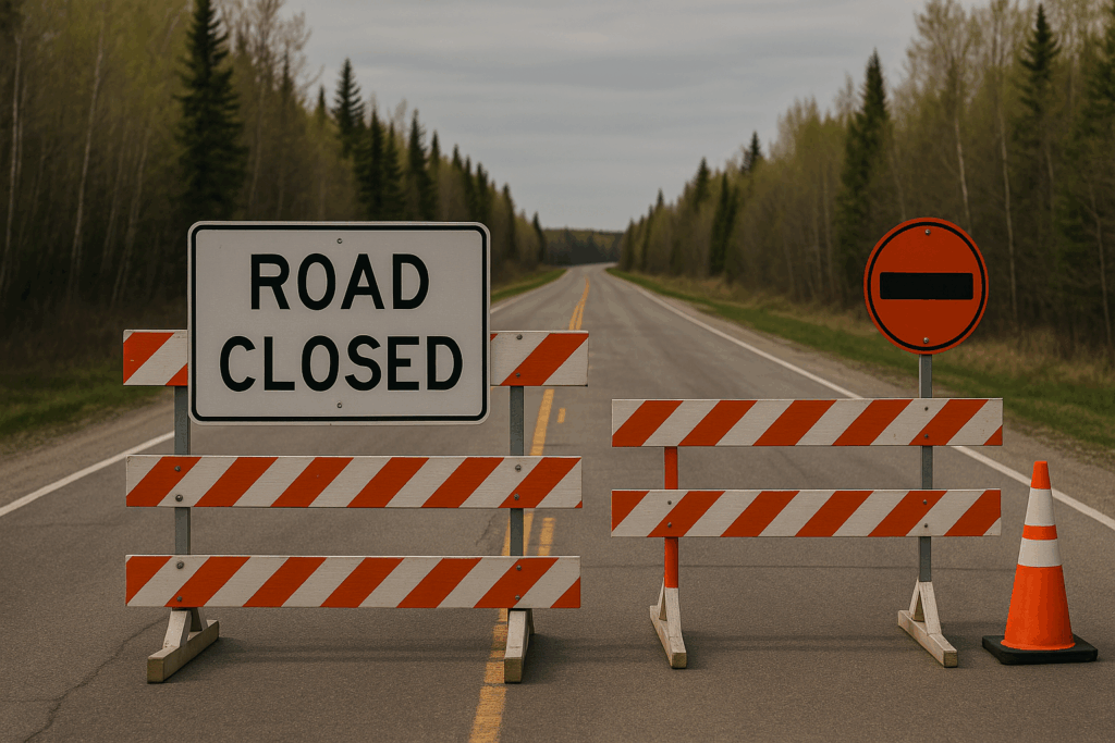 Thompson Road Closures - June 18