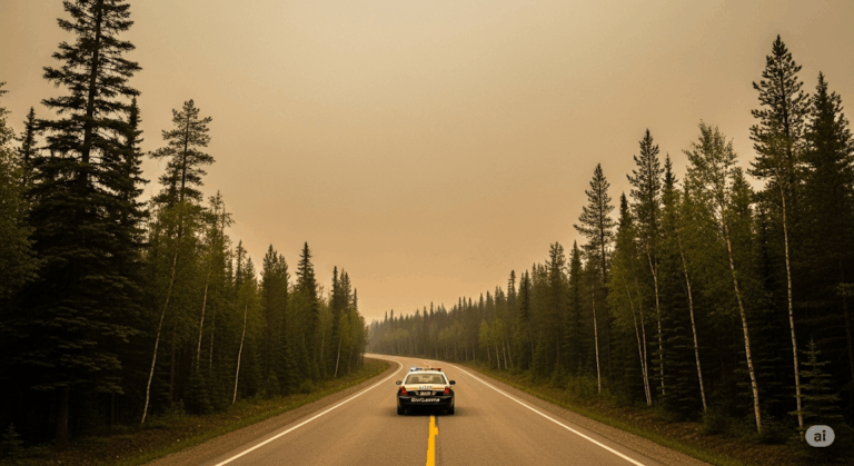 RCMP Assisting With Evacuations Across Northern Manitoba Amid Worsening Wildfires