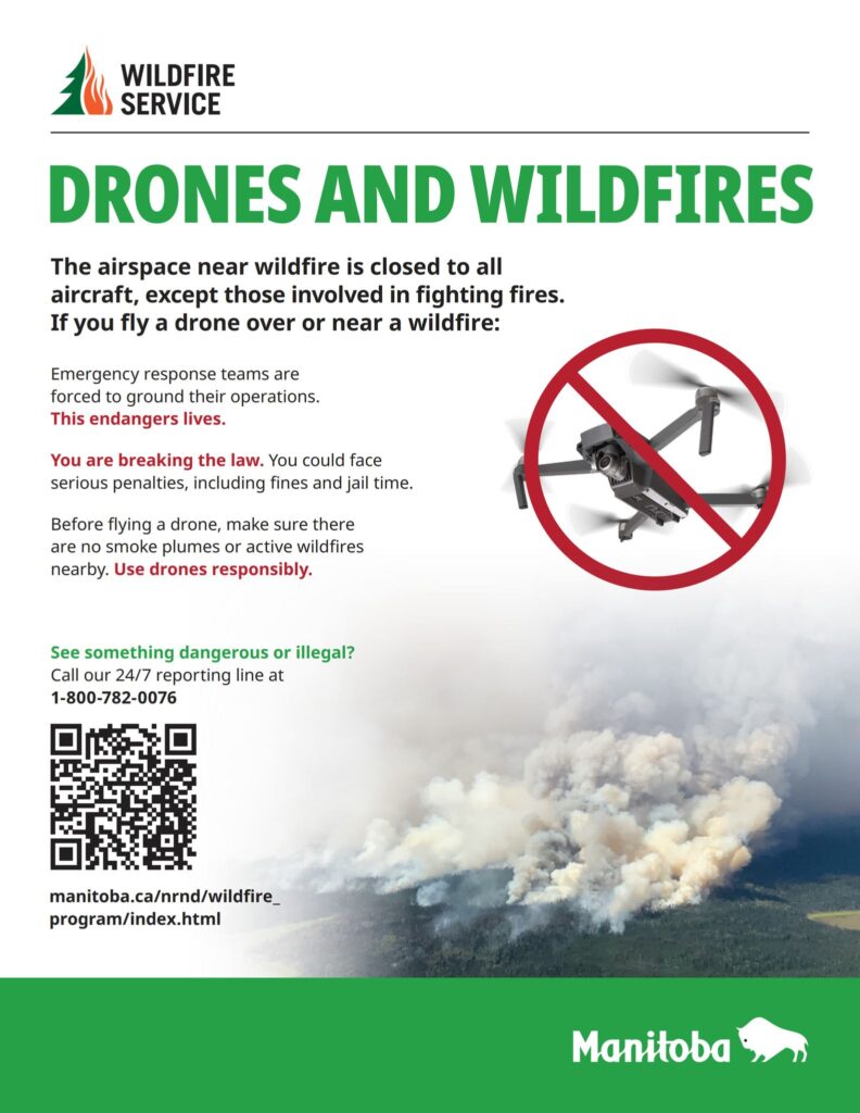Drones Near Wildfires in Thompson Could Ground Emergency Response