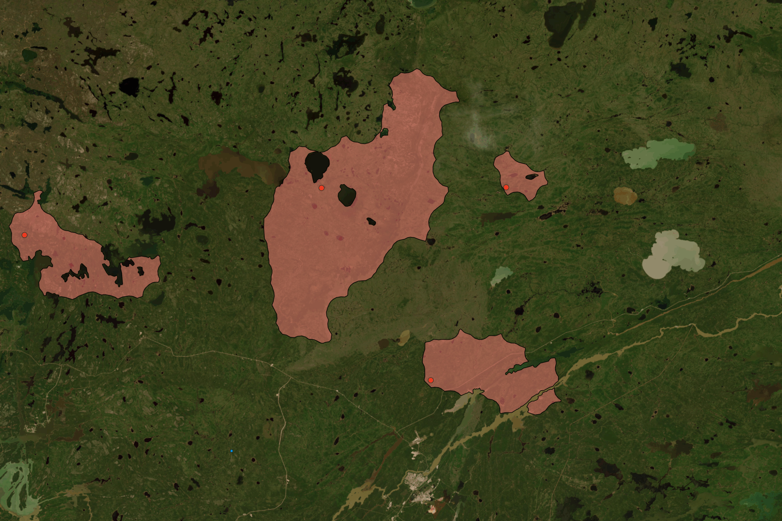 Infrared Scans Reveal New Hot Spots as Thompson Fire Complex Response Continues