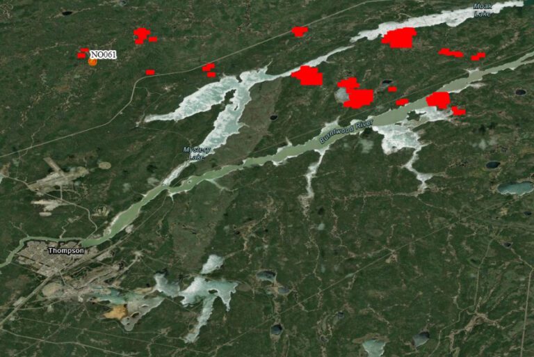 Wildfire Response Continues North of Thompson as Crews Prioritise South Flank