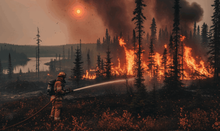 Northern Manitoba Wildfires: 63 Fires Continue to Burn Across the Region as Total Area Exceeds 2.16 Million Hectares