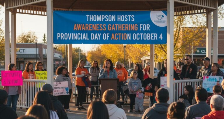Thompson to Host Awareness Gathering for Provincial Day of Action on October 4