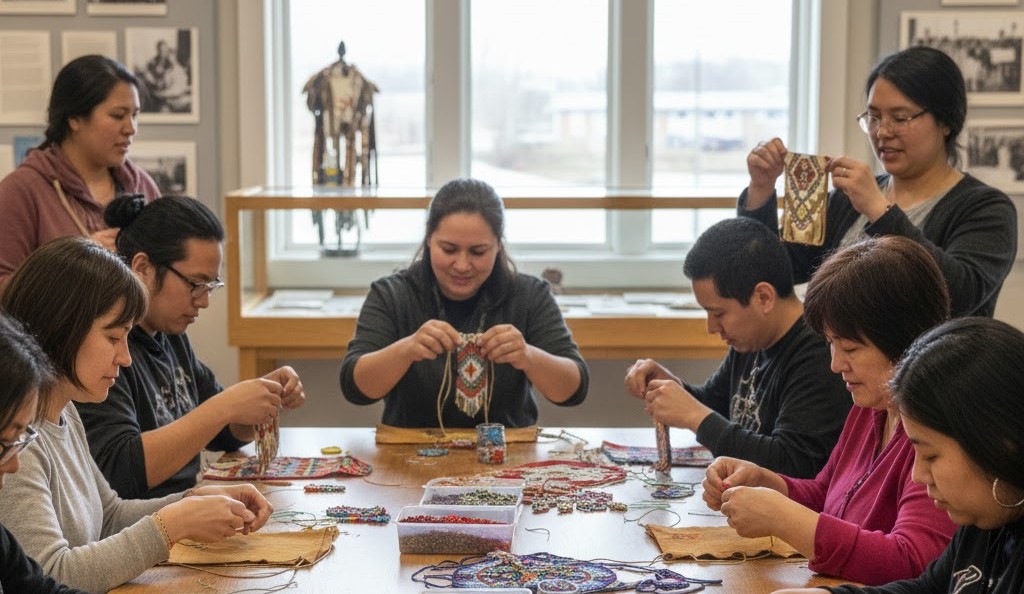 Thompson Beading Club Meets Fridays at Heritage North Museum