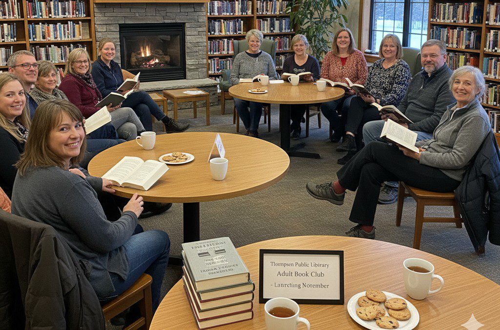 Thompson Public Library Launches Adult Book Club in November