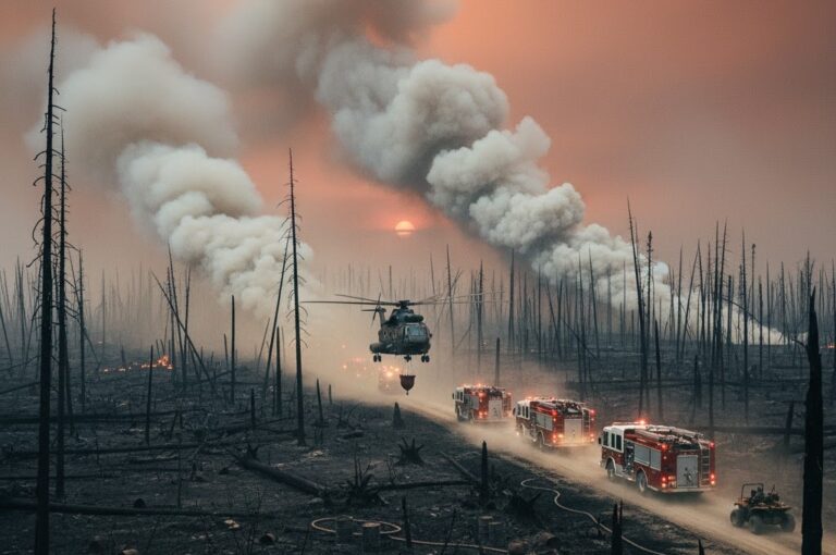 Northern Manitoba Wildfires: All Active Firefighting Resources Withdrawn as 73 Blazes Continue to Burn