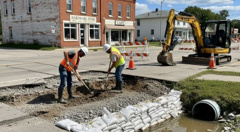Thompson: Water Break Repair on Stanford Bay October 7