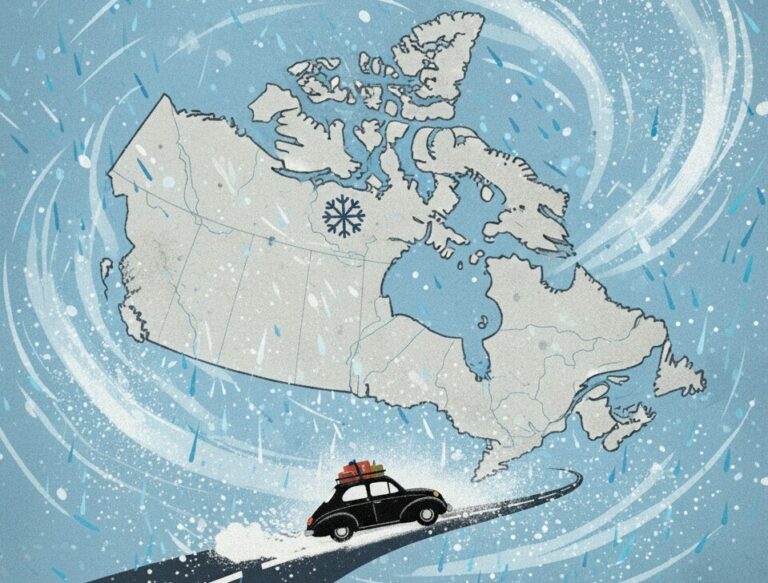 Thanksgiving Long Weekend Travel Alert: Snow, Rain, and Wind Expected Across the Prairies, Including Thompson