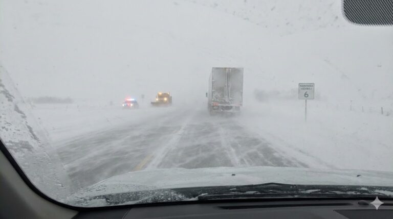 RCMP Warns of Dangerous Travel Conditions and Stranded Motorists as Blizzard Hits Province