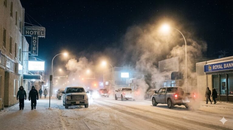 Thompson Faces -39 Wind Chills Tonight as Deep Freeze Continues Dec 12