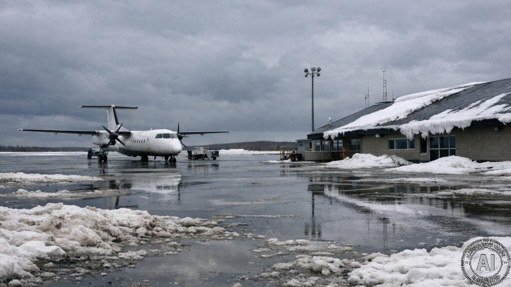 Calm Air Issues Travel Advisories for Thompson and Churchill Flights on Apr 20 - AI Generated Image