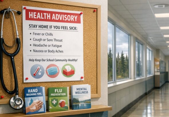 R.D. Parker Collegiate Issues Measles Health Advisory for Thompson Community - AI Generated Image