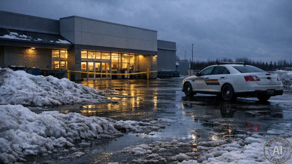 Thompson Man Charged After Threatening Grocery Store Employee with Knife on Apr 16 - AI Generated Image